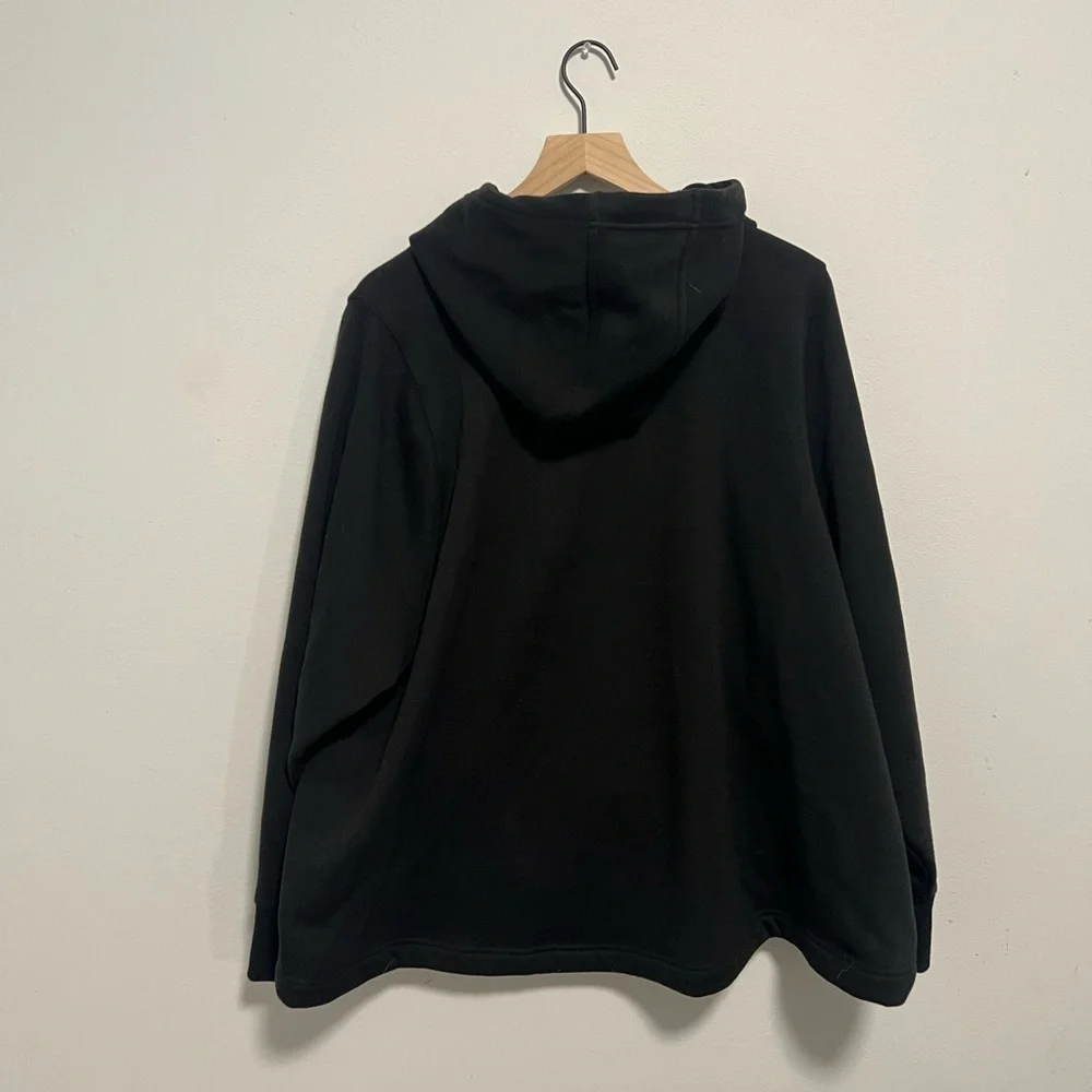 Athleta Cozy Karma 1/4 Zip Black 2XL - Picture 2 of 6